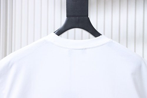 EM Sneakers Balenciaga Double B Graffiti Splatter Letter T-shirt White