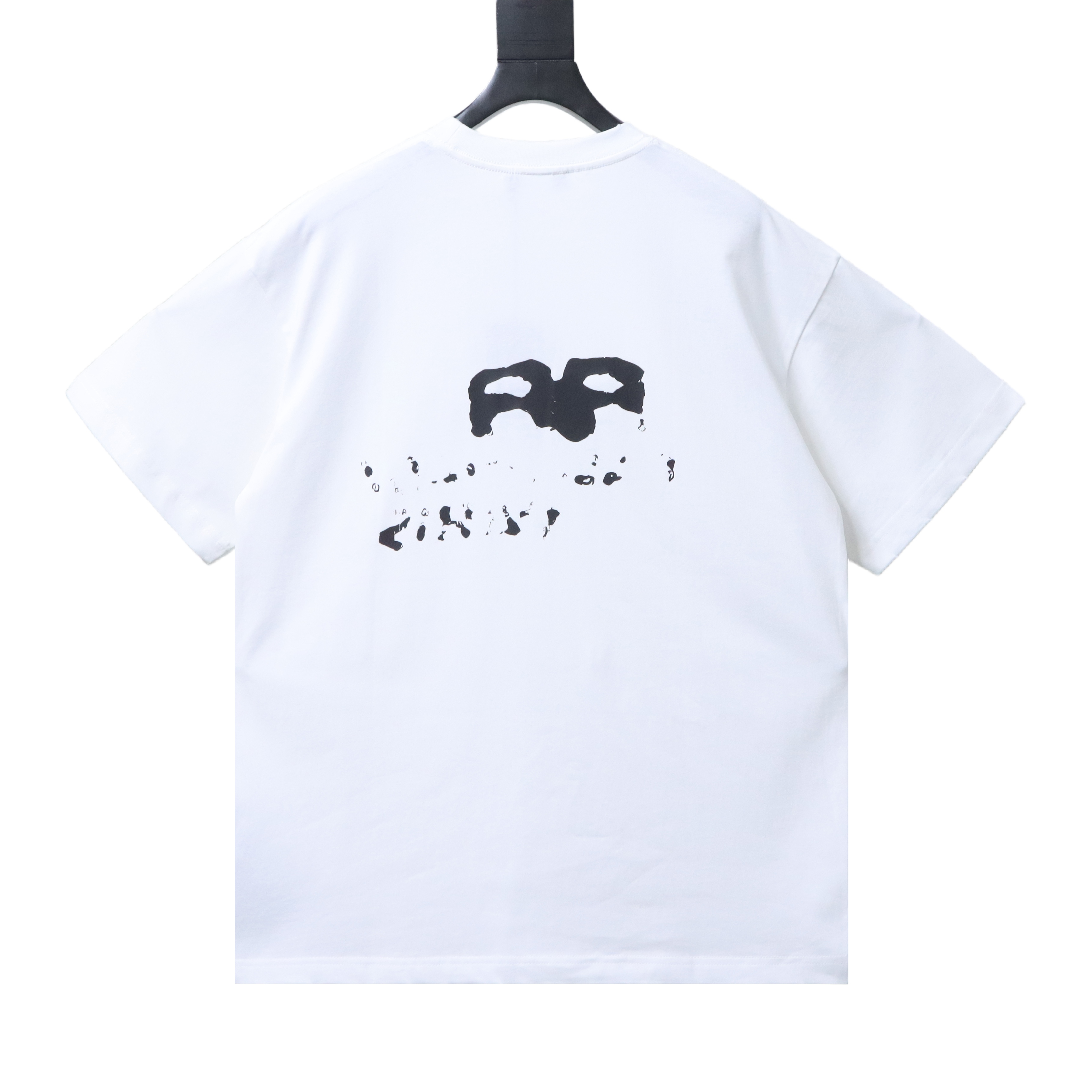 EM Sneakers Balenciaga Double B Graffiti Splatter Letter T-shirt White