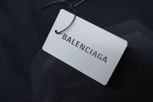 EM Sneakers Balenciaga Heavy-Duty Appliqué Embroidered T-Shirt Black