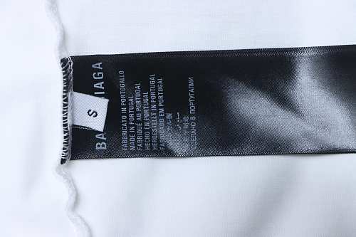 EM Sneakers Balenciaga Heavy-Duty Appliqué Embroidered T-Shirt White