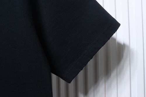 EM Sneakers Balenciaga Lock-on Letter Graffiti Print T-shirt Black