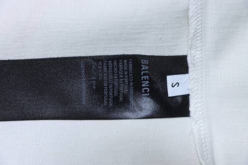 EM Sneakers Balenciaga Los Angeles Night View Distressed Gray T-Shirt