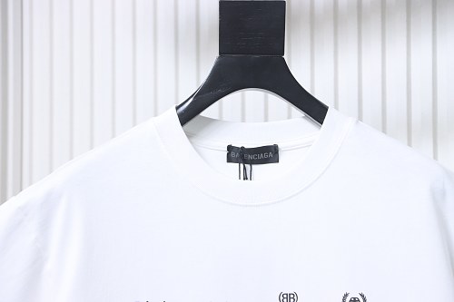 EM Sneakers Balenciaga Multi-logo Print T-shirt White