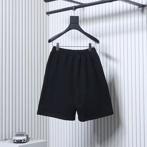 EM Sneakers Balenciaga Political Campaign Large Fit Sweat Shorts Black White