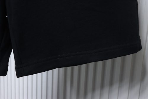 EM Sneakers Balenciaga Political Campaign Large Fit Sweat Shorts Black White