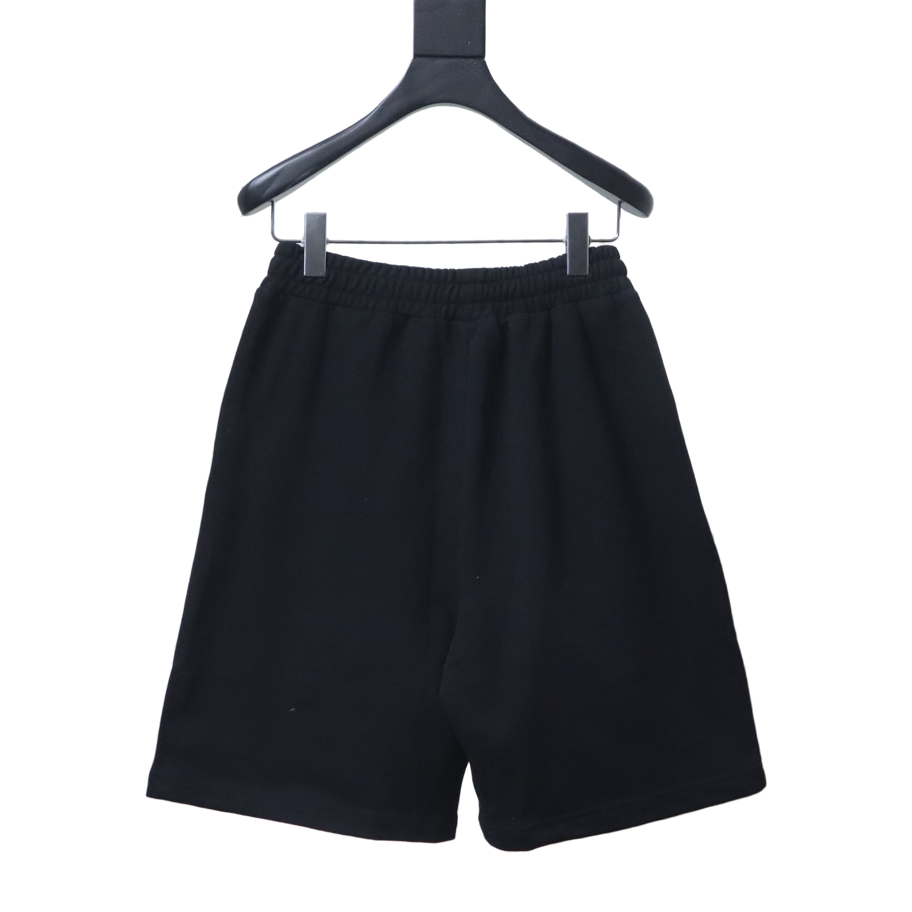 EM Sneakers Balenciaga Political Campaign Large Fit Sweat Shorts Black White