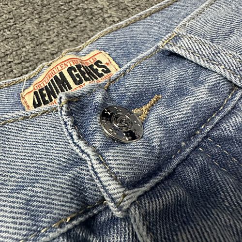 EM Sneakers Corteiz Alcatraz Baggy Denim Shorts Stonewash