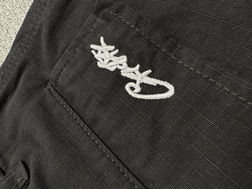 EM Sneakers Corteiz Alcatraz Cargo Shorts Black White