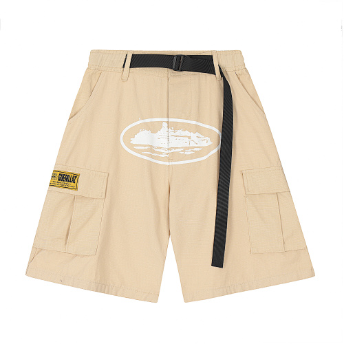 EM Sneakers Corteiz Alcatraz Cargo Shorts Khaki