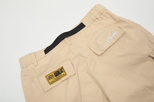 EM Sneakers Corteiz Alcatraz Cargo Shorts Khaki