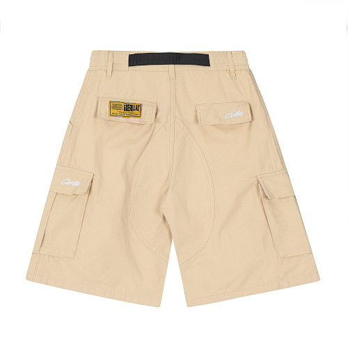 EM Sneakers Corteiz Alcatraz Cargo Shorts Khaki