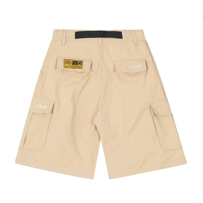 EM Sneakers Corteiz Alcatraz Cargo Shorts Khaki 02