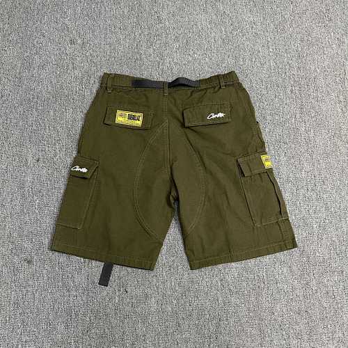 EM Sneakers Corteiz Alcatraz Cargo Shorts Khaki Green