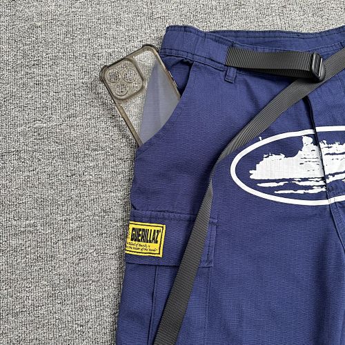 EM Sneakers Corteiz Alcatraz Cargo Shorts Navy