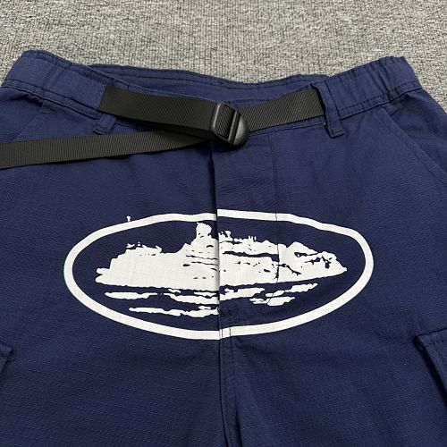 EM Sneakers Corteiz Alcatraz Cargo Shorts Navy