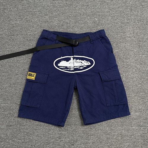 EM Sneakers Corteiz Alcatraz Cargo Shorts Navy