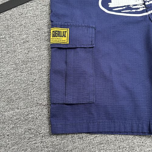 EM Sneakers Corteiz Alcatraz Cargo Shorts Navy