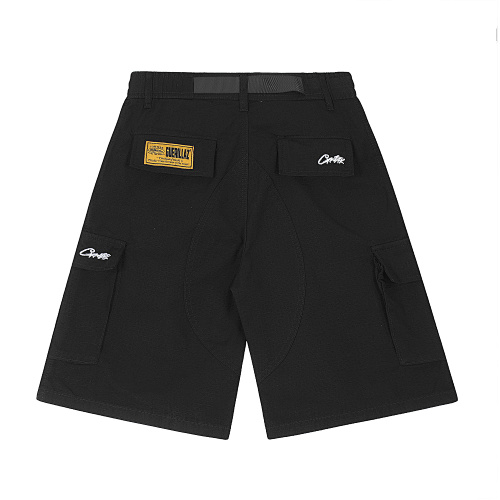 EM Sneakers Corteiz Alcatraz Cargo Shorts Triple Black