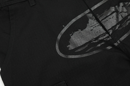 EM Sneakers Corteiz Alcatraz Cargo Shorts Triple Black