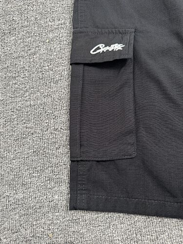 EM Sneakers Corteiz Alcatraz Cargo Shorts Triple Black