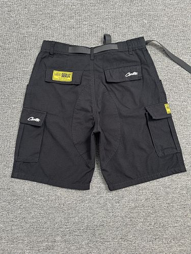 EM Sneakers Corteiz Alcatraz Cargo Shorts Triple Black