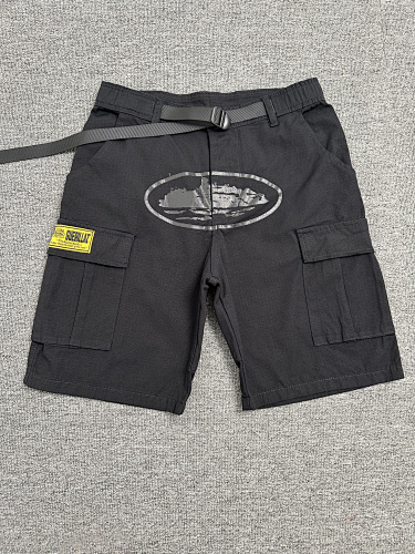 EM Sneakers Corteiz Alcatraz Cargo Shorts Triple Black