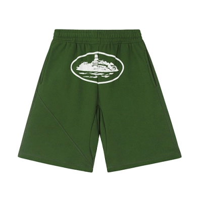 EM Sneakers Corteiz Alcatraz Shorts Green #809 01