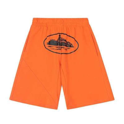 EM Sneakers Corteiz Alcatraz Shorts Orange 01