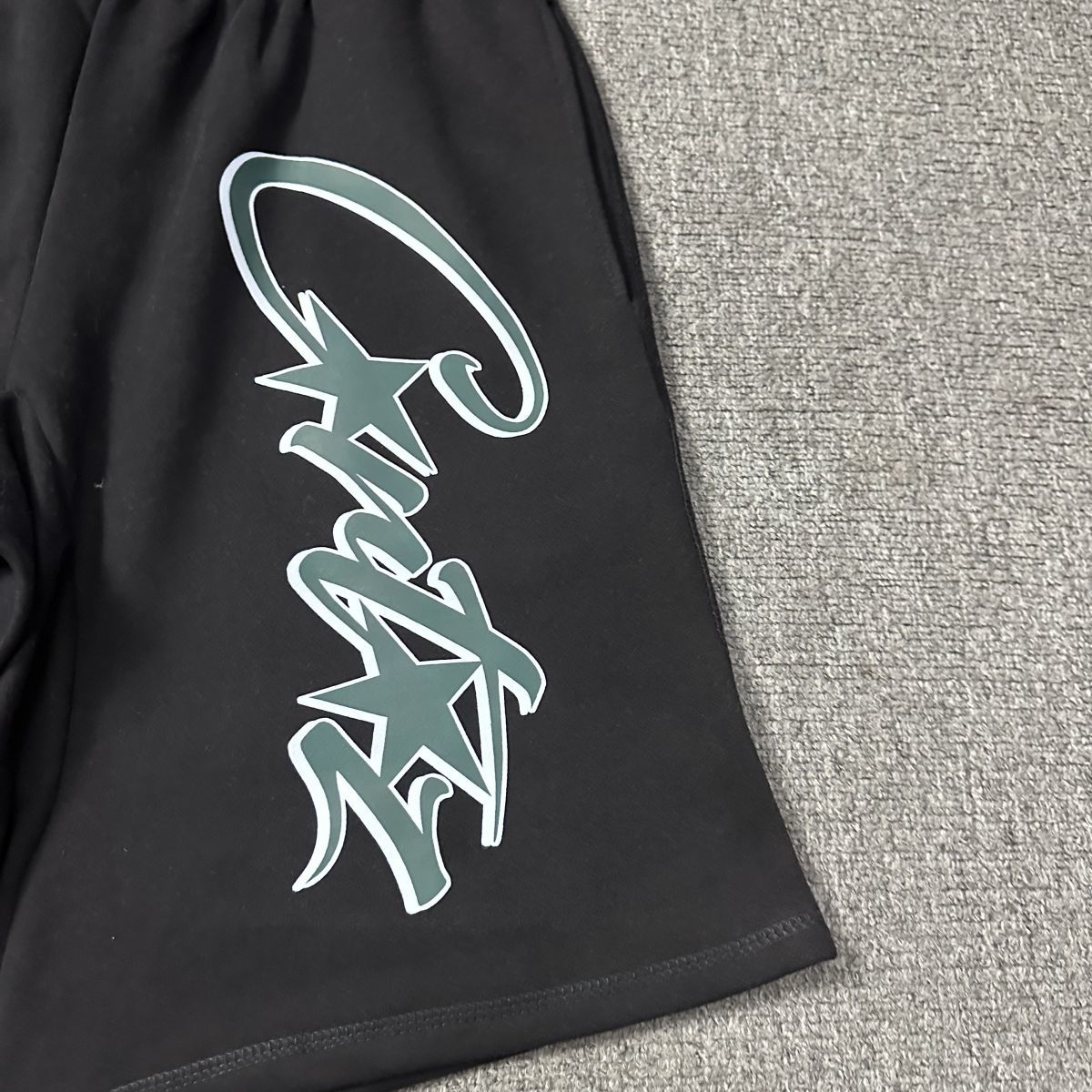 EM Sneakers Corteiz Allstarz Shorts Black-Green