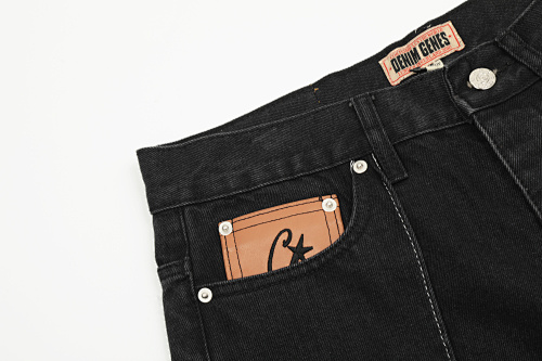 EM Sneakers Corteiz C-Star Denim Shorts Black