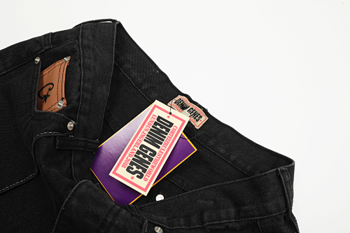 EM Sneakers Corteiz C-Star Denim Shorts Black