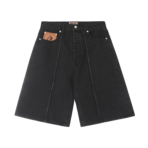 EM Sneakers Corteiz C-Star Denim Shorts Black