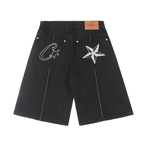 EM Sneakers Corteiz C-Star Denim Shorts Black