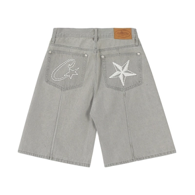 EM Sneakers Corteiz C-Star Denim Shorts Gray 02