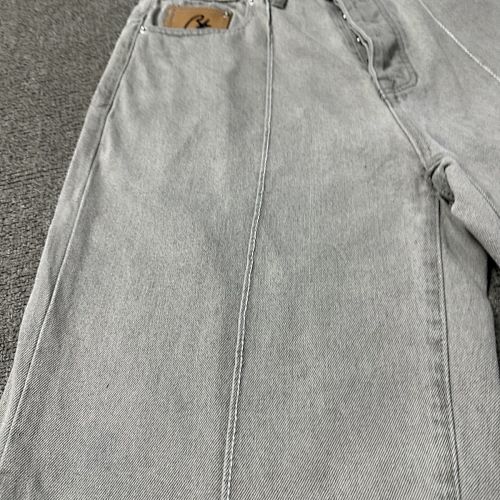 EM Sneakers Corteiz C-Star Denim Shorts Gray