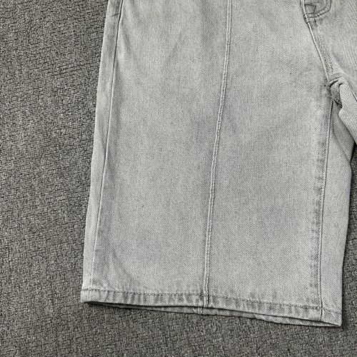 EM Sneakers Corteiz C-Star Denim Shorts Gray