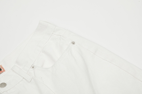 EM Sneakers Corteiz C-Star Denim Shorts White