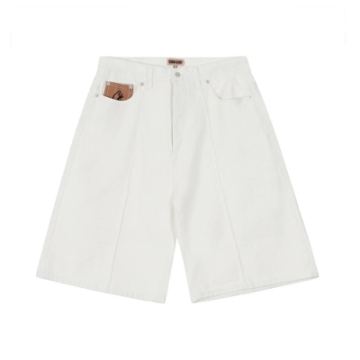 EM Sneakers Corteiz C-Star Denim Shorts White 01