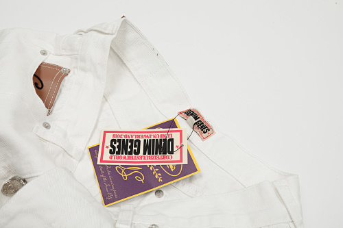 EM Sneakers Corteiz C-Star Denim Shorts White