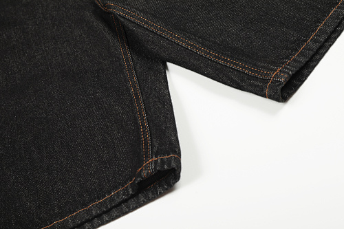 EM Sneakers Corteiz Dual Stripe Denim Shorts Washed Black