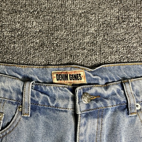 EM Sneakers Corteiz Dual Stripe Denim Shorts Washed Blue