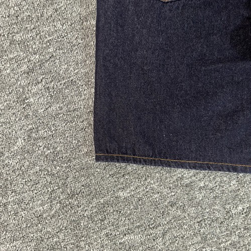 EM Sneakers Corteiz Dual Stripe Denim Shorts Washed Indigo