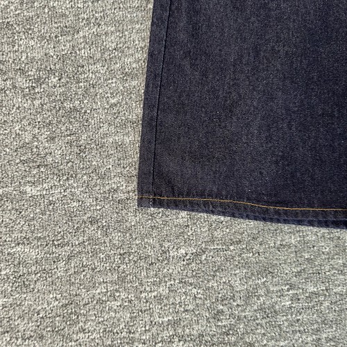 EM Sneakers Corteiz Dual Stripe Denim Shorts Washed Indigo