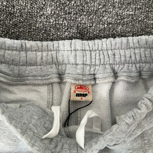 EM Sneakers Corteiz HMP Raw Hem Shorts Heather Grey