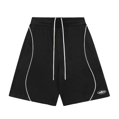 EM Sneakers Corteiz Island Pique Shorts Black 01
