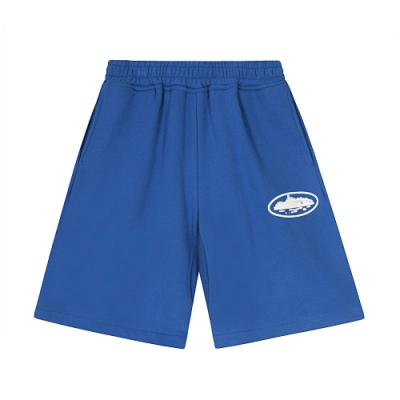 EM Sneakers Corteiz Island Puff Print Shorts Blue 01