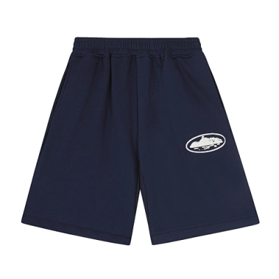 EM Sneakers Corteiz Island Puff Print Shorts Navy 01