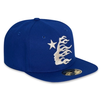 EM Sneakers Hellstar Baseball Fitted Hat Blue 02