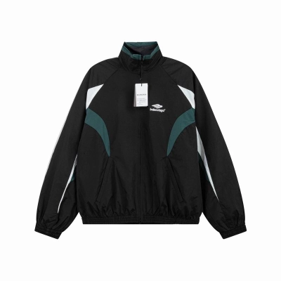 EM Sneakers Balenciaga 3B Sports Icon Track Jacket & Pants Sets Black/White 02