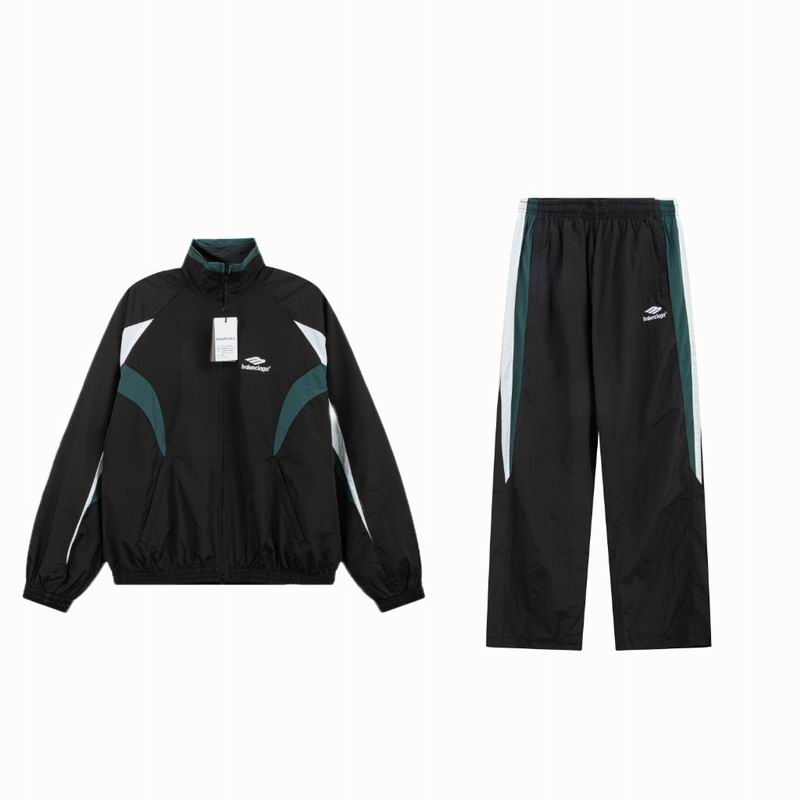 EM Sneakers Balenciaga 3B Sports Icon Track Jacket & Pants Sets Black/White